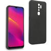 REY Cover in Gel TPU Nera per Oppo A9 2020 - A5 2020, Ultra Sottile 0,33 mm, Morbido Flessibile, Custodia Silicone