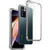 REY Cover in Gel TPU Anti-Shock per XIAOMI REDMI 10-10 Prime - REDMI 10 2022, Morbido Silicone Custodie Protettivo Case, Anti-Scratch, Protettiva Sottile Back Cover