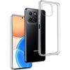 REY Cover in Gel TPU Trasparente per Honor X8 5G - Honor X6 4G - Honor X6 5G - Honor 70 Lite 5G, Ultra Sottile 0,33 mm, Morbido Flessibile, Custodia Silicone