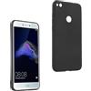REY Cover in Gel TPU Nera per Huawei P9 Lite 2017 - P8 Lite 2017, Ultra Sottile 0,33 mm, Morbido Flessibile, Custodia Silicone