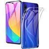REY Cover in Gel TPU Trasparente per XIAOMI Mi A3 - XIAOMI CC9e, Ultra Sottile 0,33 mm, Morbido Flessibile, Custodia Silicone