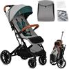 MoMi Passeggino Leggero e Compatto ESTELLE DAKAR JUNGLE GOLD Omologato 22KG