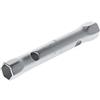 GEDORE Chiave a Tubo Doppia, 18 e 19 mm, Chiave a Tubo Esagonale, Lunga 155 mm, Chiave a Pipa Doppia per Dadi, Chiave a Bussola Meccanico, 26 R 18 x 19, Acciaio Cromato