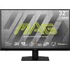 MSI MAG 323UPF Monitor Gaming 32, 3840x2160 (UHD), 4K 160Hz/1ms (GTG), IPS rapid, sRGB 125.7% - KVM, FreeSyc Premium Pro, Riduzione Luce blu, DisplayHDR 600 - Type-C (90W), DP 1.4a, HDMI 2.1, Nero
