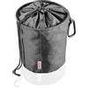 Leifheit 80031 Wäscheklammerbeutel Sacchetto Gancio per Appendere Fino A 100 Mollette, Antisporco, per Bucato Fresco, in Tessuto A Maglia Stretta, Colore: Nero, Poliestere, 19.5 X 19.5 X 18 Cm