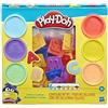 Hasbro Play-Doh Set Plastilina con Forme di Lettere, 6 vasetti
