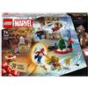 LEGO Marvel Calendario dell'Avvento degli Avengers 2023 con 24 Regali
