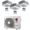 Lg Climatizzatore Condizionatore LG Cassetta 4 vie R32 Trial Split Inverter 9000 + 9000 + 12000 BTU con U.E. MU3R21 NOVITÁ Classe A+++/A+