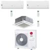 Lg Climatizzatore Condizionatore LG Libero Smart Wifi più Cassetta 4 vie R32 Trial Split Dual Inverter 9000 + 9000 + 12000 BTU con U.E. U.E. MU3R21 NOVITÁ Classe A++/A+