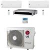 Lg Climatizzatore Condizionatore LG Canalizzabile + Split R32 Trial Split Inverter 9000 + 9000 + 12000 BTU con U.E. MU3R21 NOVITÁ Classe A+++/A+