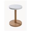DESIGN LETTERS Tavolino rotondo in metallo Trisse