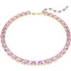 SWAROVSKI COLLANA MILLENIA, TAGLIO OCTAGON LILLA