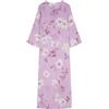 Women'secret Floral Kaftan Dress Camicia da Notte, Stampa Malva, S Donna