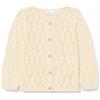 name it NMFFALILLE LS Knit Card Maglione Cardigan, Créme De Pêche, 98 Ragazze