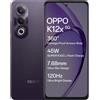 OPPO K12x 5G 45W Breeze Blue 8GB 256GB Versione Globale Rete Sbloccato in Fab...