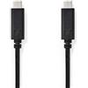 Nedis Cavo USB-C - USB-C 3.1 (Gen1) 1,0 m Nero