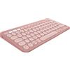 Logitech Pebble Keys 2 K380s - Rose, QWERTY UK Layout