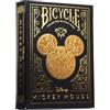 Bicycle - Gioco di 54 carte da gioco - Collezione Ultimates - Disney Topolino dorato - Magia/Carta Magia