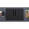 SILVERLINE 7110873301 Piano cottura a induzione con Cappa 85 cm Classe A+ Nero