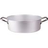 Baldassare Agnelli Pentole Agnelli PCMX0420 Casseruola Alta in Alluminio con 2 Maniglie, Inox, 20 cm