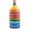 MURAGLIA ANTICO FRANTOIO Frantoio Muraglia, Orcio in Ceramica Arcobaleno con Olio Extra Vergine di Oliva 500ml, Essenza Fruttato Intenso, Creato e Decorato a Mano dai Nostri Artigiani Pugliesi