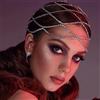 RUNRAYAY Strass Mesh Headpiece Cap, argento ruggente 1920S danza del ventre cristallo Flapper testa catena nuziale partito capelli accessori per le donne Costume Party