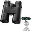 K&F Concept Binocolo per adulti 10 x 42 HD Binocolo nero BAK4 con supporto per montaggio del treppiede, per birdwatching, caccia, escursionismo, visite turistiche