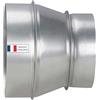 AIROPE-RA-Riduttore di Condotto 125/150 mm in Acciaio Zincato,Resistente alla Corrosione,Ideale per Ventilazione,Riscaldamento,Drenaggio,Evacuazione, Climatizzazione.Duraturo.Ampia Gamma di Dimensioni