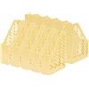 HAN Portariviste Classic 1601-815 - Portariviste in stile classico, 10 pezzi, di alta qualità, colore: giallo pastello