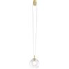 Miloox Sforzin ALADINO SOSPENSIONE 1 LUCE VETRO TRASPARENTE D.15CM ATTACCO G9