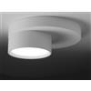 Tecnico by Sforzin DEMETRA lampada da soffitto 1 Luce in gesso bianca 1xGX53 d.16cm