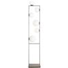 Miloox Sforzin BUBLE LAMPADA DA TERRA 6 SFERE ACCIAIO SPAZZOLATO PARTICOLARI BRONZO ATTACCO E27 DIMMERABILE