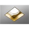 Tecnico by Sforzin ELIS faretto da Incasso 1 Luce Raso Ottone attacco GU10