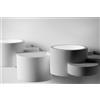 Tecnico by Sforzin CHIO applique da Parete 3 Luci Up/Down in gesso bianco attacco GX53 41x15cm