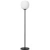 Miloox Sforzin JUGEN BLACK LAMPADA DA TERRA 1 LUCE METALLO NERO ATTACCO E27 DIMMERABILE