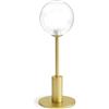 Miloox Sforzin COSMO LAMPADA DA TAVOLO 1 LUCE ORO VERNICIATO CON DIMMER ATTACCO G9 H35CM