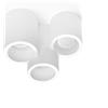 Tecnico by Sforzin ARTA lampada da soffitto 3 Luci attacco GU10 tonda in gesso bianco