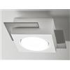 Tecnico by Sforzin MILET lampada da Soffitto 1 Luce attacco GX53 grigio RAL 7039 15,3x16cm