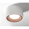 Tecnico by Sforzin NASSO lampada da Soffitto 1 Luce Tonda in gesso e alluminio rame d.12cm attacco GX53