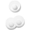 Tecnico by Sforzin PITANE applique a parete Parete gesso Con Vetro 2 Luci attacco GX53 41x30cm
