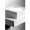 Tecnico by Sforzin SIBARI applique da Parete 1 Luce in gesso bianco attacco GX53 16,5X13,5CM