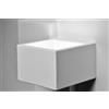Tecnico by Sforzin SIDE applique da parete in gesso bianco a 1 Luce attacco GX53 12,5x14,5x22cm