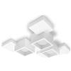 Tecnico by Sforzin SIDE lampada da Soffitto 3 Luci Cubo LM attacco GX53 in gesso bianco