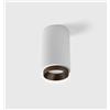 Tecnico by Sforzin PROPILEI lampada da Soffitto 2 Anelli Alluminio e Bronzo d.7cm in alluminio e gesso attacco GU10