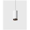Tecnico by Sforzin PROPILEI lampadario a Sospensione 1 Luce 2 Anelli Alluminio e Bronzo attacco GU10 in gesso e alluminio