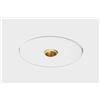 Tecnico by Sforzin RHODIA Incasso Estraibile Faretto Cob 1 Luce ottone a LED 10,5W 3000K 860lm on/off d.15cm