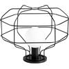 Miloox Sforzin WIRE LAMPADA DA TAVOLO GABBIA NERA 1 LUCE ATTACCO G9 DIMMER SUL CAVO H.30,2CM