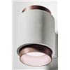 Tecnico by Sforzin SYME applique da Parete 2 luci attacco GX53 Tonda rame in gesso e alluminio 146cm