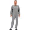 FERRUCCI COMFORT Pigiama Tutone Sanitario serenità Manica Lunga 1 Cerniera/Zip Dietro Schiena Estivo (Azzurro / Cielo, M)