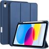 ProCase Cover iPad A16 11 Generazione 11 Pollici 2025 /iPad 10 Generazione 10,9 Pollici 2022 con Portapenna, Custodia iPad (A3354 A3355 A3356 A2696 A2757 A2777) Auto Svegliati/Sonno -Blu Scuro